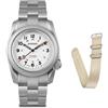 BODERRY Orologio Uomo Automatico Titanio - 40mm Orologio da Campo Militare, Movimento Meccanico Giapponese, Funzione Giorno-Data, Corona a Vite, Impermeabile 100m, Bracciale in Titanio - Voyager