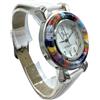 LE GEMME DI VENEZIA Orologio Donna watch in Vetro di Murano e antica lavorazione Murrina Millefiori (BIANCO) Ring