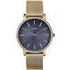 Timex - Orologio analogico al quarzo da donna, con cinturino in acciaio inox
