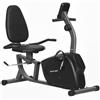 SPORTNOW Cyclette da Casa orizzontale con monitor LCD e 8 Livelli di Resistenza Magnetica, Misurazione Pulsazioni, Sellino Regolabile | Aosom Italy