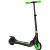 HOMCOM Monopattino Elettrico Bambini 6 Anni + Pieghevole, 71x36,5x75-80 cm, in Alluminio e Acciaio, Verde | Aosom Italy