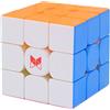 Bukefuno QY Tornado V3 M 3 x 3 cubo magnetico di punta, QY Toys Man Tornado V3M 3 x 3 x 3 cm, cubo puzzle senza adesivo