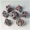 Elifel Dadi Set D&D Metallo 7 pezzi D4 D6 D8 D10 D12 D20 D% 3D Angelo Cavo Poliedrici Dadi per Dungeons and Dragons Pathfinder Warhammer Giochi da Tavolo RPG MTG Giochi