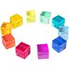 Pegciuho 10 Cubi Acrilici GEM Rainbow, Apprendimento