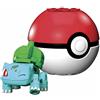 Mega Bloks Pokemon Mini Figura Bulbasaur con Pokeball Costruzioni Mattoncini Blocchetti - Mega Construx