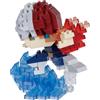 Nanoblock - My Hero Academia - Shoto Todoroki Ver. 2, kit di costruzione della serie Character Collection