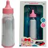 Generico Biberon per Bambole Biberon Giocattolo Set Biberon e Ciuccio Rosa Accessori per Bambole Mamme per Bambini Biberone Giocattolo con Latte Bottiglie Poppatoio Tettarella Bambolotti in Scatola Regalo (a)