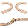 Unvtap 2 connettori flessibili per ferrovia in legno, connettori per binari in legno, compatibili con Brio e altri sistemi di ferrovia in legno