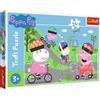 Trefl -24 Maxi Pezzi per Bambini dai 3 Anni Puzzle, 14330, Giorno Attivo di Peppa Pig, Peppa Pig