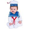 Rubie's Ghostbusters Stay Puft Marshmallow Man Onesie Costume Size 6-12 Months