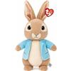 TY Peter Rabbit Beanie 25 cm morbido peluche Teddy - Peluche da collezione per bambini - Simpatico regalo di peluche
