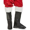 DEGUISE TOI Copri Stivali Babbo Natale Adulto - Nero - Taglia Unica