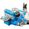 Generico Kit Modello Motore V8 Con Valvola In Testa A Benzina, Kit Motore A Gas In Miniatura, Modelo Da Costruire, Motre Di Assemblaggio Per Adulti, Modello Meccanico Educativo, Mini Display V8, Di In