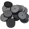 Amagogo Set di basi per Modelli in Miniatura, espositore per Figure da Gioco da 28 mm, Nero, Mini Giochi da Tavolo, Collezione di contenitori, basi per, 20 Pezzi