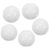 Kisangel 5 Pezzi Perline Rotonde in Acrilico Bianco per Ruota della Roulette Accessorio Indispensabile per Giochi da Tavolo e Feste