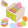 FCSONU Giochi Bambini 1 2 Anni, Legno Bambina Giochi Montessori 1-3 Anni | Legno Macarons Colori per Bambini 1 Anni, Giochi Legno Gioco Bambino 12-18 Mesi, Natale Regalo di Compleanno Bimba Bimbo Bebè