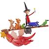 WOW! STUFF The Room On The Broom Story Time Set | Figure d'azione articolate da collezione | Giocattoli e regali ufficiali da The Julia Donaldson e Axel Scheffler Libri e film