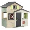 Smoby Life - Casa dei giochi Friends House EVO con 2 porte, realizzata in materiale riciclato, protezione UV, per bambini a partire da 3 anni (7600810208)