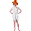 Rubie's Rubies Costume Wilma Flintstones Classic per bambine, abito, collana e copricapo, licenza ufficiale The Flintstones per Carnevale, feste, compleanni