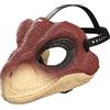 Mattel Jurassic World - Maschera di dinosauro Rebirth Raptor, costume ispirato al film, mascella aperta, consistenza e colore realistici, cinturino regolabile