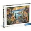 Clementoni - Puzzle 1500 Pezzi per Adulti e Ragazzi, Collection, Tema Scalinata Verso il Porto, Idea Regalo Uomo e Donna, Made in Italy, 59,2x84,3 cm, 31726