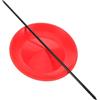 VICASKY Set di Giocoleria con Piatto Rotante in Plastica e Bastone da Giocoleria Piccolo e Spettacoli Circensi Accessorio Portatile per Allenamento e Intrattenimento al Chiuso