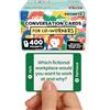 Prompta 400 carte di conversazione per colleghi, divertente gioco di squadra rompighiaccio 2 in 1 per il lavoro, 6,3 x 4,4 cm, carte domande per conoscere i tuoi colleghi e migliorare le dinamiche di