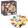Janod - 24 Magneti Mix And Match Uccellini - Giocattolo in Legno FSC - Gioco Educativo Magnetico - Accessori Lavagna Magnetica - dai 24 Mesi, J09643