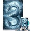 AITEXI puzzle 2000 pezzi per adulti Drago d'argento magico per il giocattolo di sfida del gioco educativo perché è ideale come regalo per tutta la famiglia 70x100cm