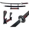 FEENOMENN Demon Slayer : Kimetsu No Yaiba - Katana Replica Lama di Legno - TANJIRO KAMADO (Black Nichirin)