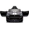 Indalchess Auto 12 V bambini Ford Mustang Shelby, 1-4 anni, RC, nero