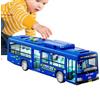 LearnLyrics Modello di autobus giocattolo - Grande autobus elettrico, giocattolo modello di autobus | Bus giocattolo elettrico con caratteristiche realistiche, modello di autobus interattivo per celebrazioni di