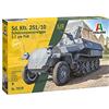 Italeri 7079 SD.Kfz. 251/10 3.7 cm PaK, Scala 1:72, Plastic Model Kit, Modello in Plastica da Montare, Modellismo