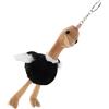 Garneck Portachiavi Peluche Forma Struzzo Morbido Ciondolo Soffice Per Borsa Zaino Chiavi Auto e Compleanno Portachiavi Carini e Accessori Tema Animale