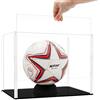 Tingacraft Teca Plexiglass (34,5 x 24,5 x 26 cm) Vetrina Acrilico Espositore per Pallone da Calcio Basket, Modellino