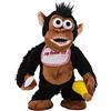 Rianpesn Peluche Orangutan - Mangiare Banane Divertente Giocattolo Antistress per Adulti,Giocattoli di Stress sensoriale Scimmia, Peluche Magnetico Elettrico per casa, Auto, Ufficio