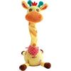Knowlife Peluche Giraffa Parlante, Peluche e Parlante, Figura Musicale Interattiva e Cantante, Ricaricabile per Feste Viaggi Picnic all'Aperto