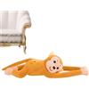 Aznever Scimmia ripiena a braccio lungo, Peluche scimmia a braccio lungo - 17,72 pollici di peluche morbidi - Simpatica bambola scimmia con le braccia lunghe, ornamento per bambola scimmia appesa per