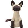 HOMEXYLYL Peluche gatto siamese, gattino farcito morbido animale domestico da abbracciare ottimo regalo for Natale compleanno decorazione ideale for bambini adulti ragazze ragazzi(30cm/11.8in)