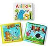 JAYSRIS Libro da Bagno Educativo per Bambini 6 Mesi+,Giocattolo Impermeabile con Animali Marini Neonati e Prima Infanzia