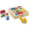Trudi 81677 Sevi Play Puzzle Mezzi di Locomozione, Multicolore