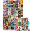 ZONGJX Puzzle da 1000 pezzi per adulti collage di graffiti retrò Fatto di cartone per età pari o superiore a 14 anni Gioco rompicapo Giochi Giocattoli Regalo misurare：26x38cm/10.24 x 14.96pollice