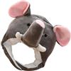 ifundom 1pezzi Copricapo Forma di Elefante Cappello da Elefante in Peluche e Accessorio Fotografico per Feste in Maschera e Cosplay Decorazioni e Forniture per Spettacoli