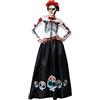 Atosa Costume Scheletro Messicano Catrina Donna XXL