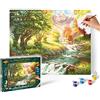 Schipper Numeri Noris Spiele Schipper 9130 412 a colori - trota Brook - cm 40x50 [importato dalla Germania]