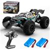 X-Verse 16101PRO Auto Telecomandata Con Motore Brushless, 70KM/H Macchina Telecomandata RC Drift Car, 2,4 GHz 1:16 4WD Radiocomandata Monster Truck Buggy, Regalo per Bambini Adulti, 2 Batterie (Blu)