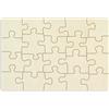 Kopierladen Karnath GmbH Puzzle di legno personalizzabile da dipingere - 20 pezzi, ca. 290 x 195 mm - puzzle vuoto di legno, legno compensato non trattato