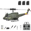 RCXTechPro RC ERA C032 UH-1 Huey RC Elicottero 1/48 6CH 2.4G Flybarless Gyro Stab. con Pos. Flusso Ottico e Atterraggio One-Key -RTF/3 batterie