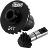 INJORA 24T/10T Underdrive Acciaio Legato Set di Ingranaggi Elicoidali per 1/18 RC Crawler TRX4M