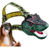 Generico Proiettore per dinosauri con torcia frontale - Giocattolo per proiettore per dinosauri con lampada frontale, proiettori per dinosai con fascia regolabile | Dinosauro torcia con per aula, so